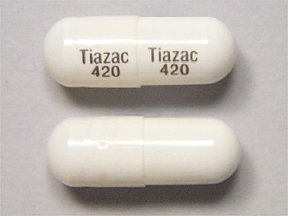 Image 0 of Tiazac 420 Mg Er 90 Caps By Valeant Pharma.