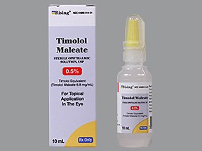 Timolol Mal 0.5% Sterile O/S 10 Ml By Rising Pharma