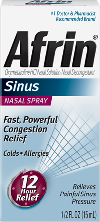 Afrin Original 12 Hour Relief Sinus Spray 15 Ml