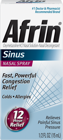 Image 0 of Afrin Original 12 Hour Relief Sinus Spray 15 Ml