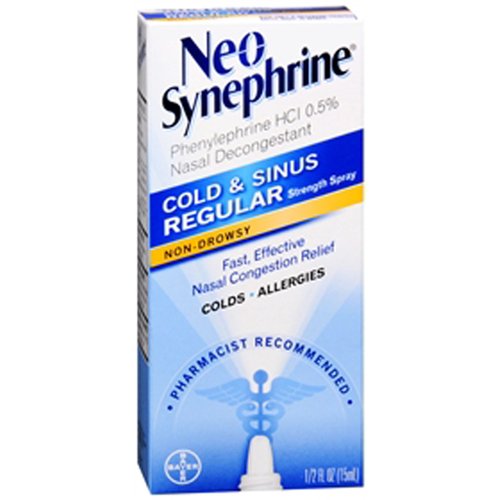 Image 0 of Neo-Synephrine Cold & Sinus Regular Strength Spray 0.5 Oz