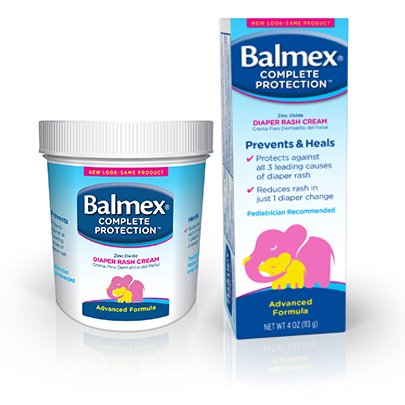 Balmex Diaper Rash Cream 4 Oz