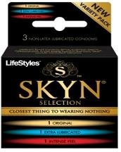 Lifestyles Skyn Selection Condoms 3 Ct