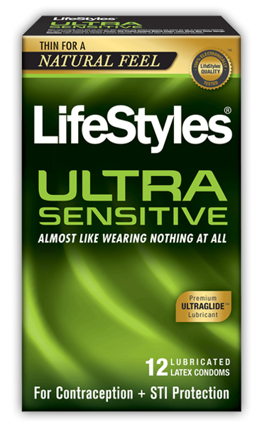 Image 0 of Lifestyle Ultra Sensitive Condoms 12 Ct