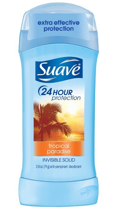 Suave Antiperspirant Invisible Solid Tropical Deodorant 2.6 Oz