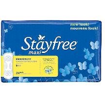 Stayfree Maxi Regular Deodorant Pads 8 x 24 Ct