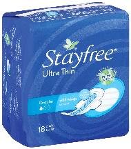 Image 0 of Stayfree Ultra Thin Regular Wing 12 x 18 Pads