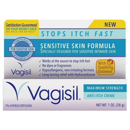 Vagisil Anti-Itch Sensitive Original Cream 1 Oz