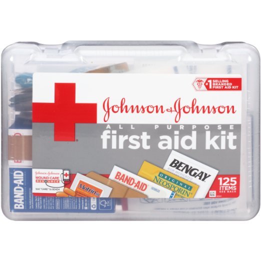 Image 0 of Johnson & Johnson First Aid All Purpose Kit 125 Pc