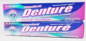 Dr. Sheffield Staydent Denture Adhesive Cream 2.4 Oz