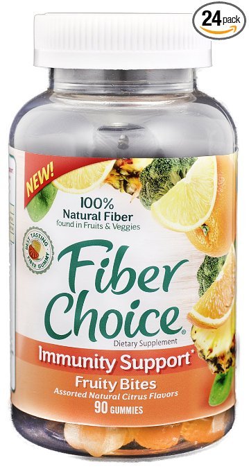 Image 0 of Fiber Choice Fiber Fruit Immunity Gummy 90