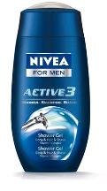 Nivea For Men Active 3 Body Wash 16.9 Oz