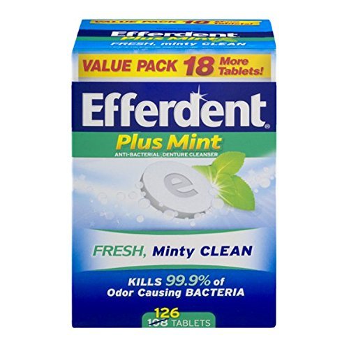 Efferdent Plus Mint 126 Tablet