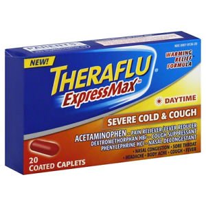 Theraflu Expressmax Sever Cold Cough Daytime 20 Caps