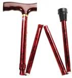 Gnp Red Folding Designer Cane