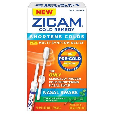 Zicam Cold Remedy Nasal Swabs 20