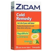 Zicam Rapid Melt Lemon Line Echinacea 25