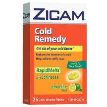 Image 0 of Zicam Rapid Melt Lemon Line Echinacea 25