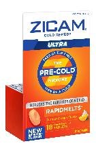 Zicam Rapid Melt Ultra Orange Cream 18