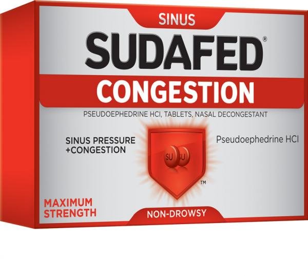 Sudafed Pe Congestion 18 Tablet