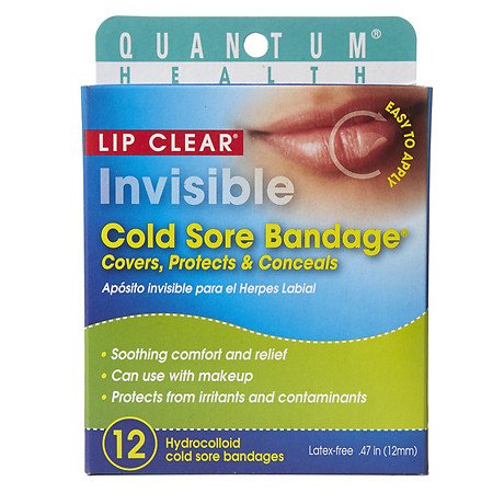 Lip Clear Invisible Cold Sore Bandage 12