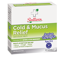 Similasan Jr Strong Cold & Mucus 40 Tabs
