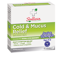 Image 0 of Similasan Jr Strong Cold & Mucus 40 Tabs