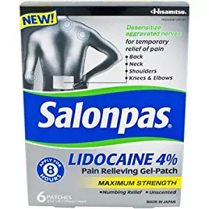 Salonpas Lidocaine 4% Patches 6