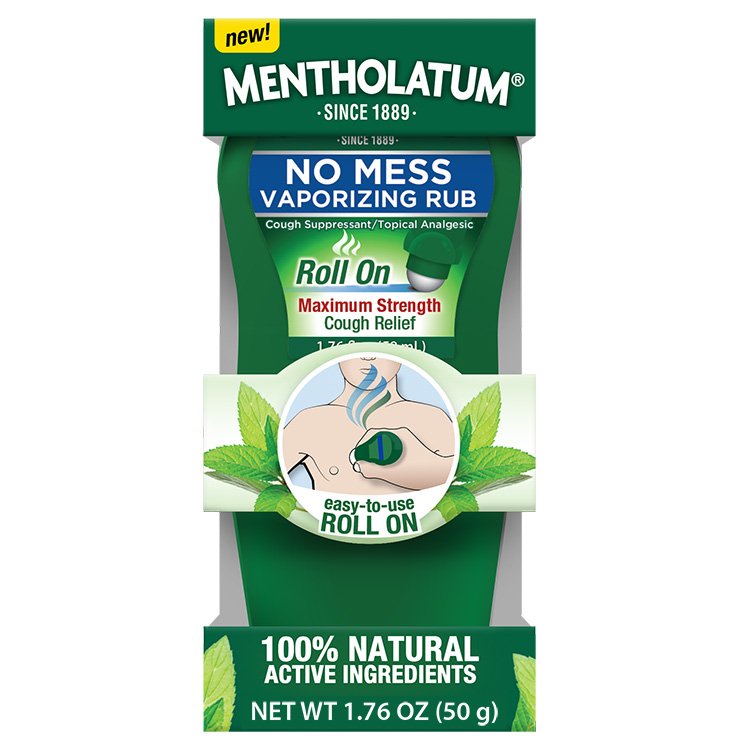 Image 0 of Mentholatum No Mess Vapor Rub 1.96 Oz