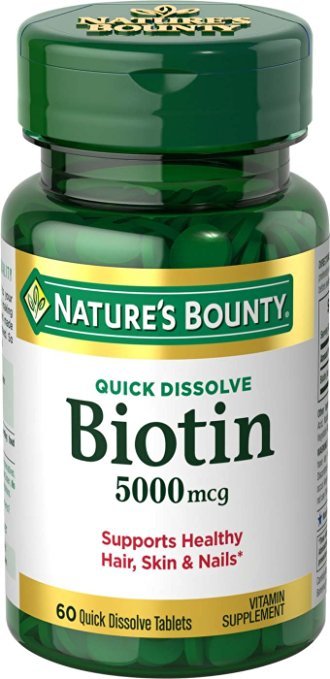 Natures Bounty Biotin Qd 500 Mcg 60 Tablet