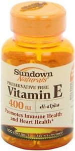 Image 0 of Sundown Vitamin E 400Iu Dl-Alpha 100 Soft Gels