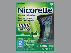 Nicorette 2 Mg Mint 81 Lozenge