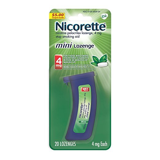 Nicorette 4 Mg Mini 20 Mint Lozenge