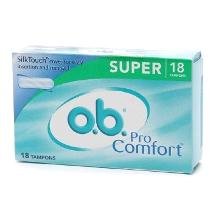 O.B. Comfort Super Tampon 18