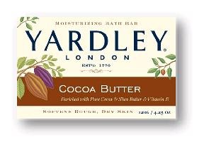 Yardley Cocoa Butter Bar Soap 4.25 Oz