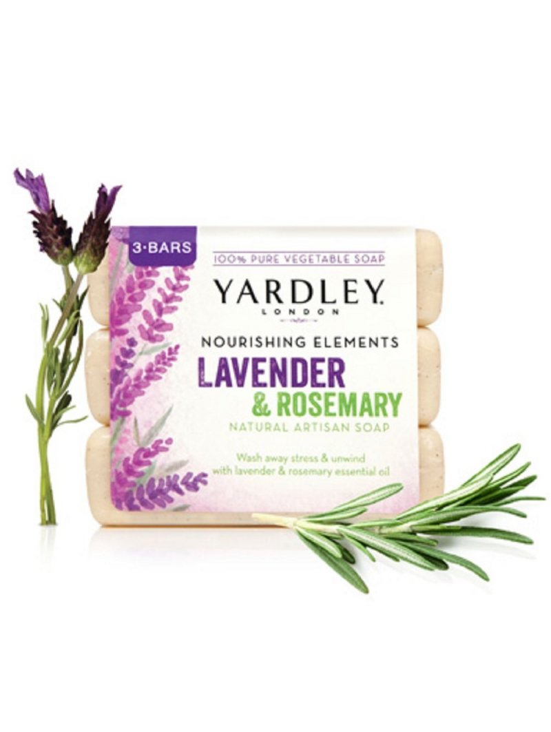 Yardley Lavender Rosemary Bar Soap 10.50 Oz