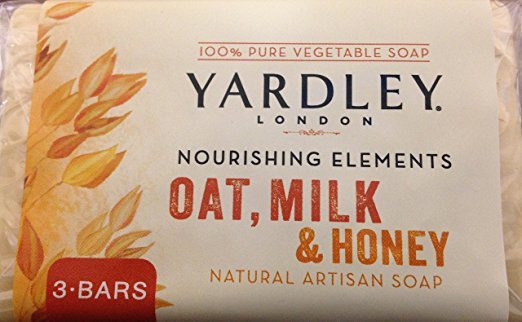 Yardley Oat Milk & Honey Bar Soap 10.50 Oz