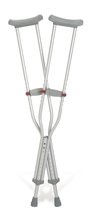 Image 0 of Medline Crutch Ad Red Dot