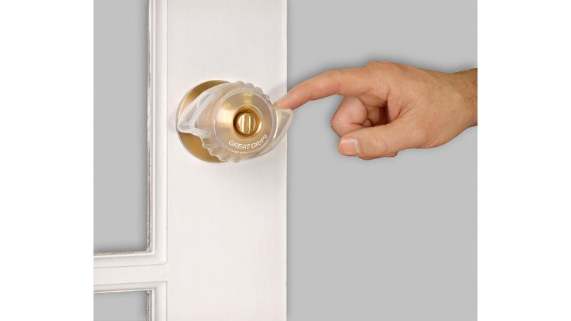 Image 0 of Stander Daily Living Aids Great Grips Door Knob 3101 Pack 2