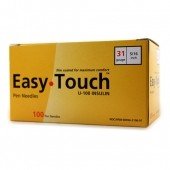 Easy Touch Pen Needle 31G 5/16'' 100 Ct