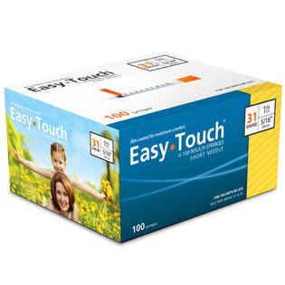 Image 0 of Easy Touch Syringe 31G 5/16'' 100 x 1 Ml