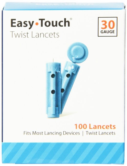 Image 0 of Easy Touch Lancet 30G Twist 100 Ct