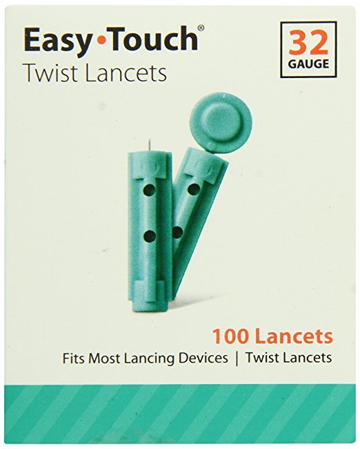 Image 0 of Easy Touch Lancet 32G Twist 100 Ct