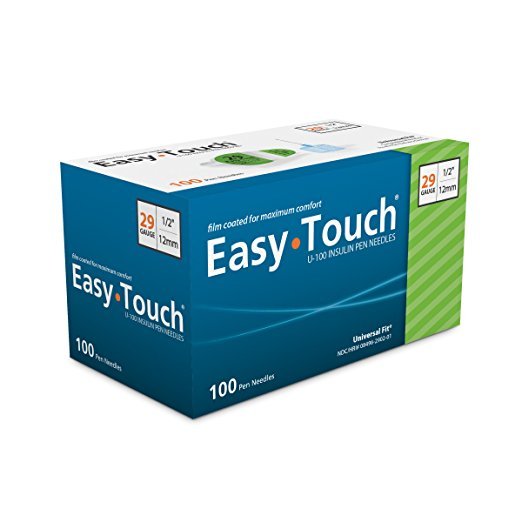 Easy Touch Pen Needle 29G 1/2'' 100 Ct