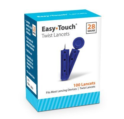 Easy Touch Lancet 28G Twist 100 Ct