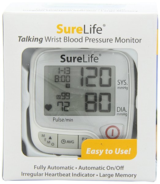 Image 0 of Surelife Talking Wrist Blood Pressure Monitor