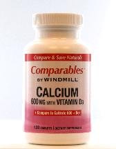 Calcium Carbonate With Vitamin D3 600 Mg 120 Tablet