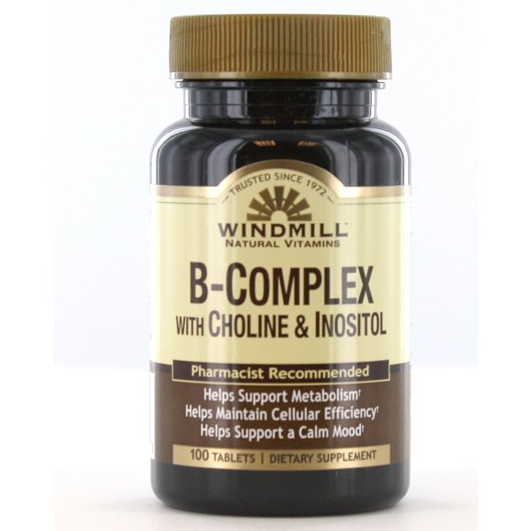 Image 0 of Vitamin B Complex With Choline & Inositol 100 Tablet