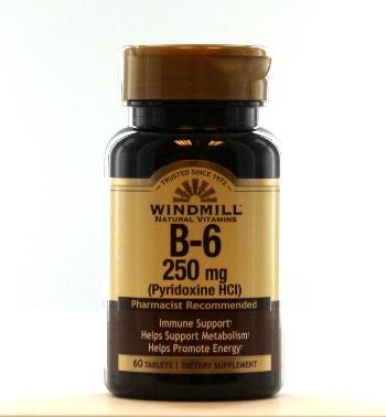 Image 0 of Vitamin B6 250 Mg 60 Tablet