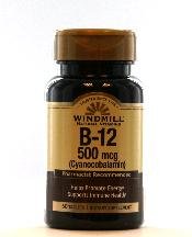 Image 0 of Windmill Vitamin B12 500 Mcg 60 Tablet